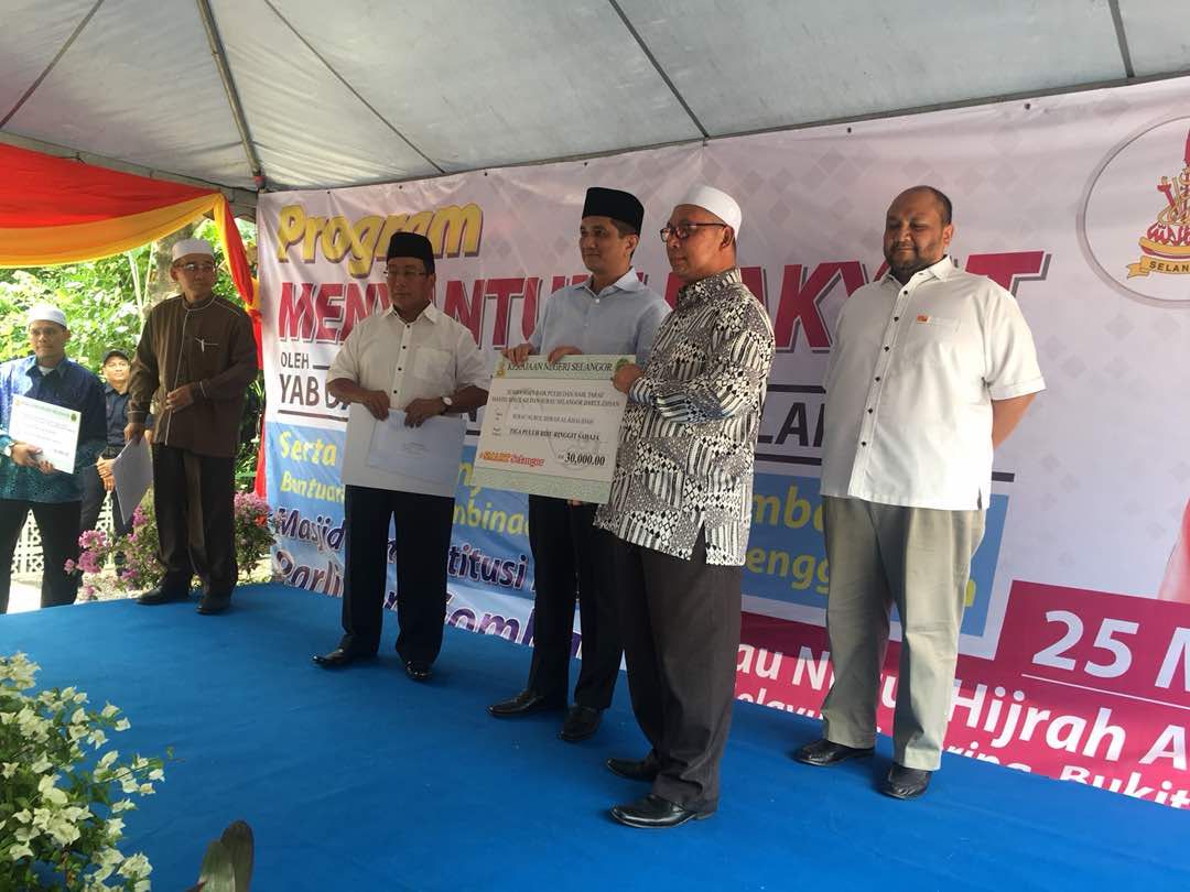 Bantuan kewangan RM680,000, tingkat pembangunan pusat agama Gombak