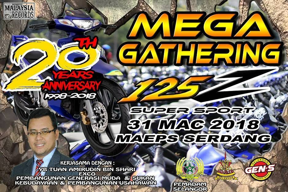 20,000 jayakan Mega Gathering 125z 3.0
