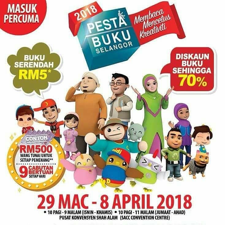 Pesta Buku Selangor 2018 himpun karakter kartun majalah Bekazon