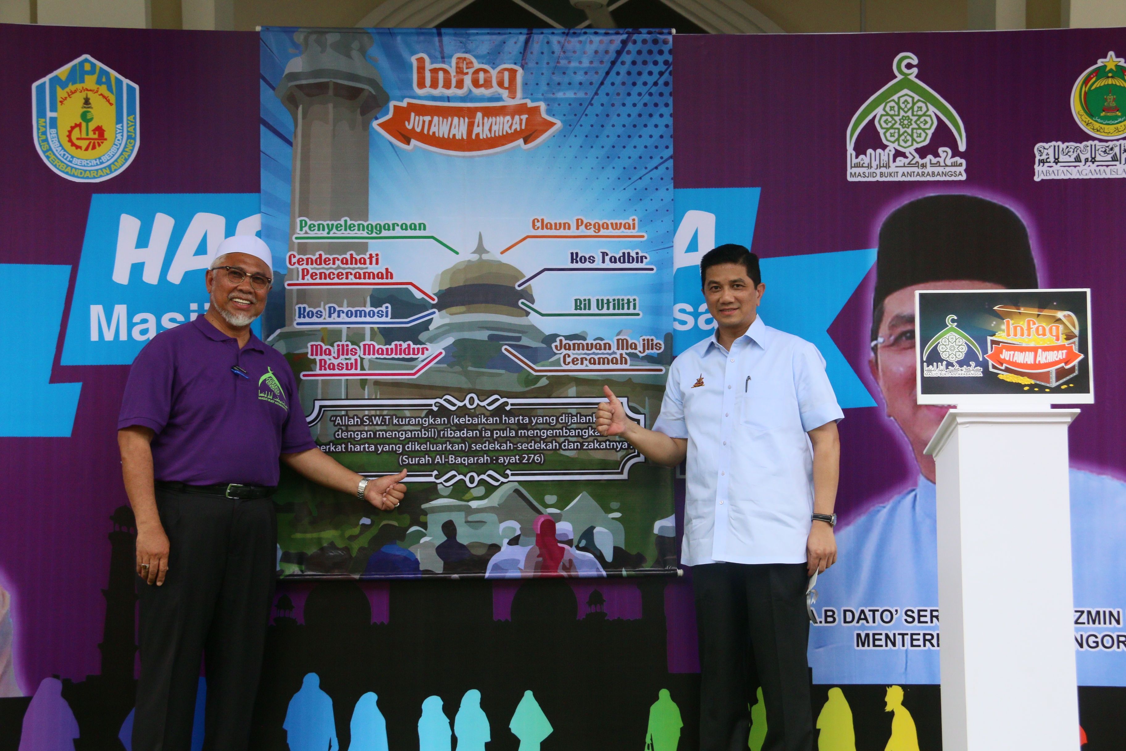 Masjid Bukit Antarabangsa lancar Program Infaq Jutawan Akhirat