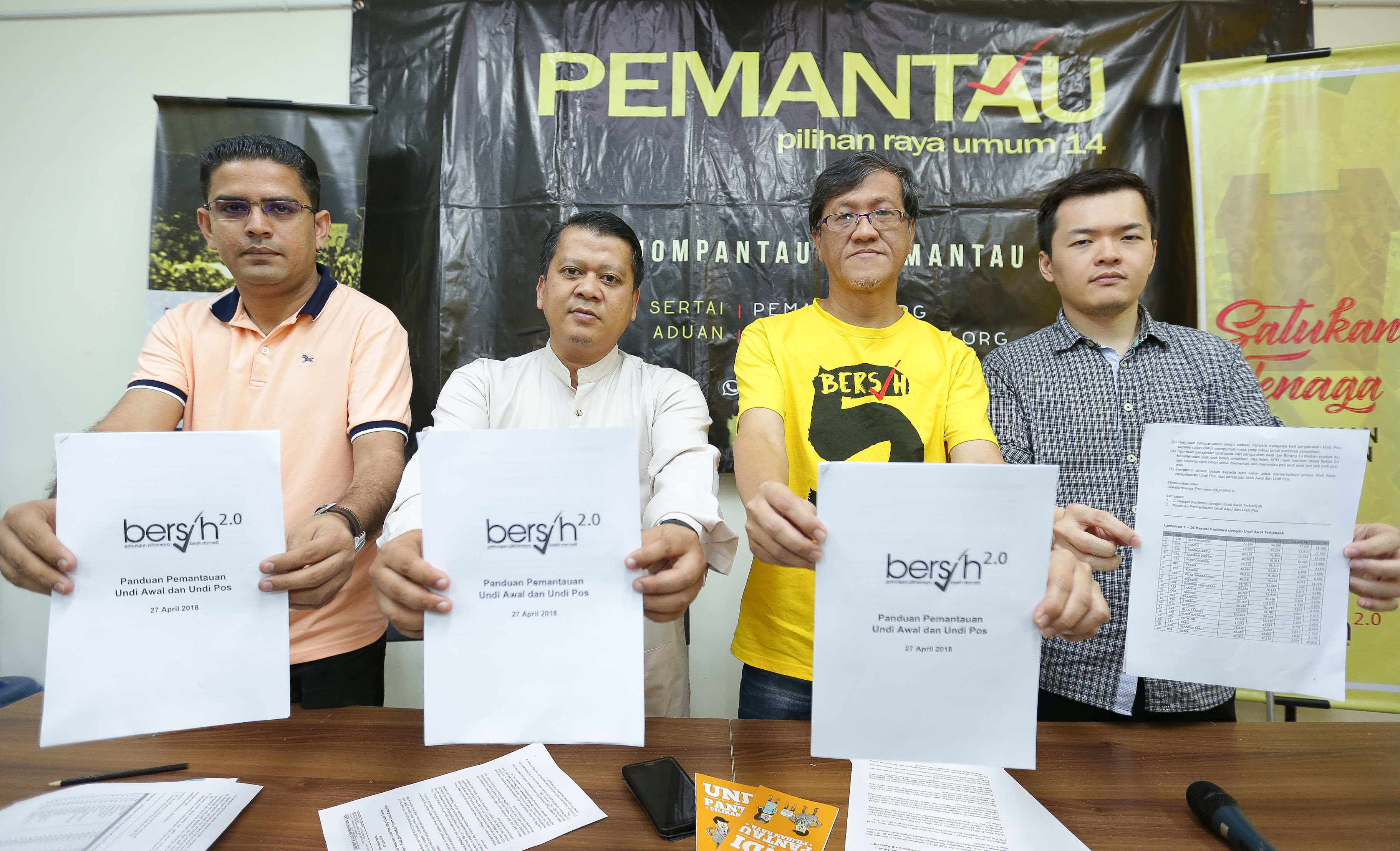 BERSIH kecam cara SPR urus Undi Awal dan Pos