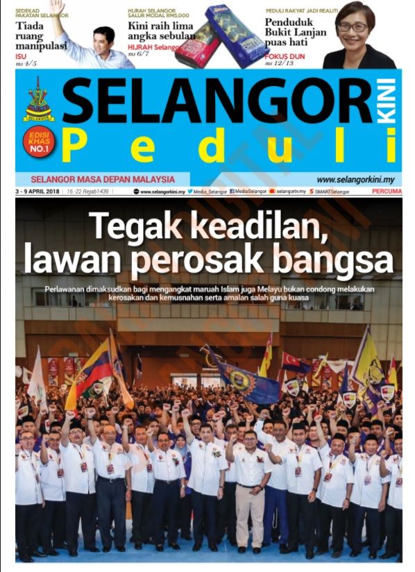 SelangorKini Peduli 3-9 April 2018