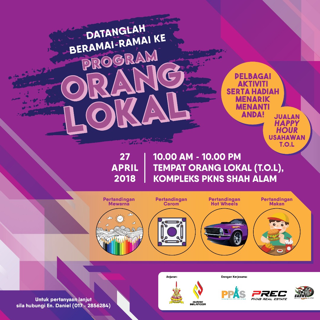 Jom meriahkan Program Orang Lokal esok