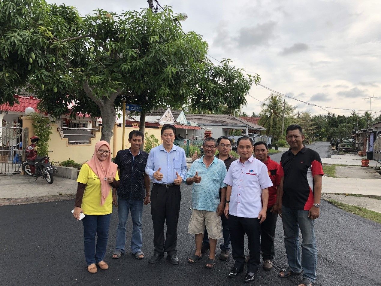 道路资讯系统拨24万  适耕庄2花园区铺路