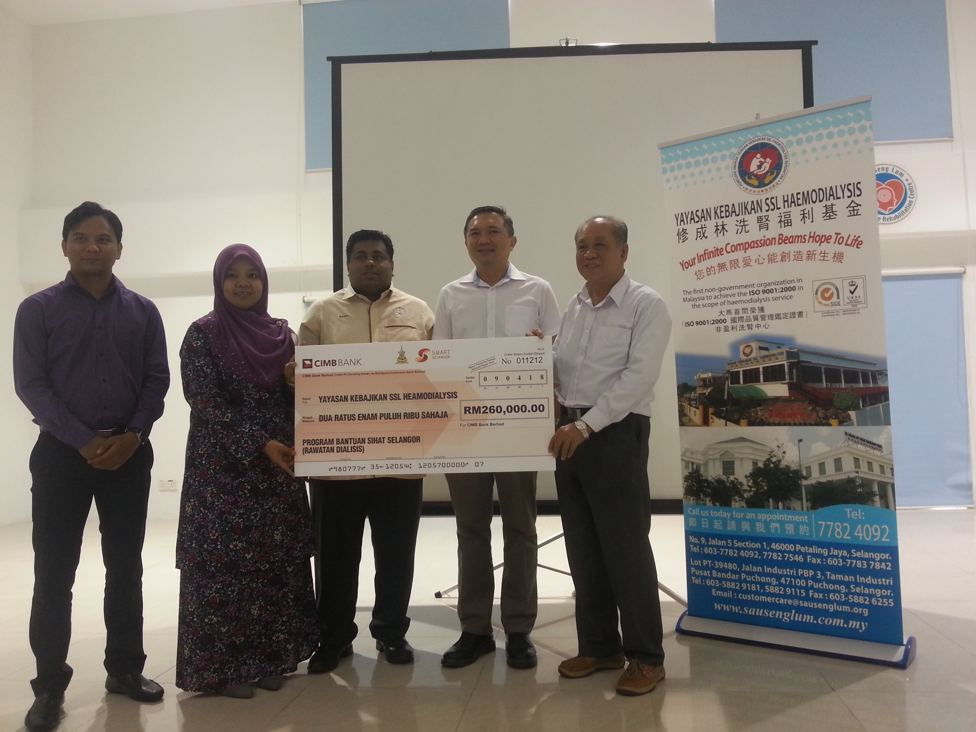 Selangor sumbang RM260,000 biaya rawatan dialisis