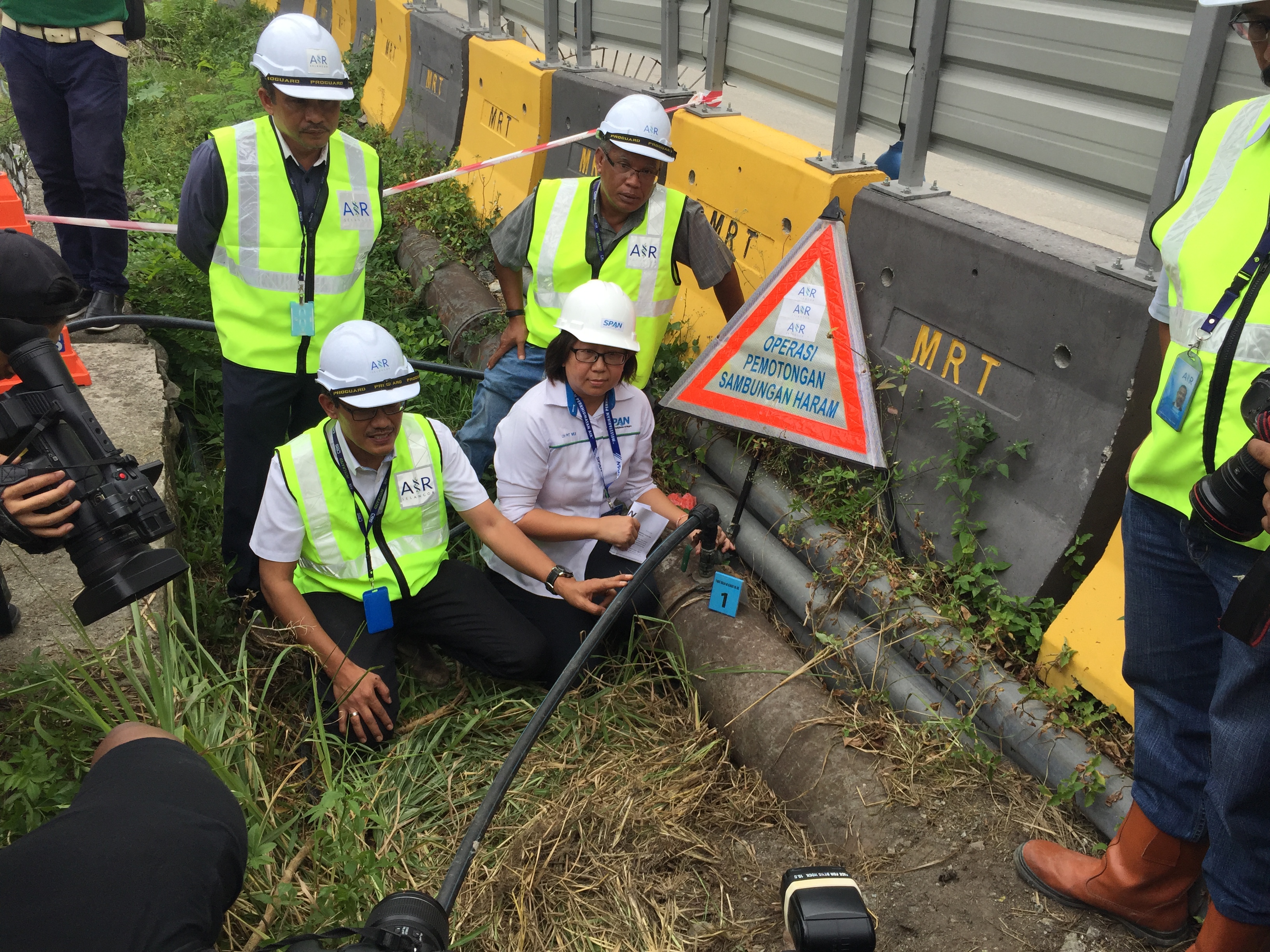 SPAN serbu tapak projek disyaki curi air terawat