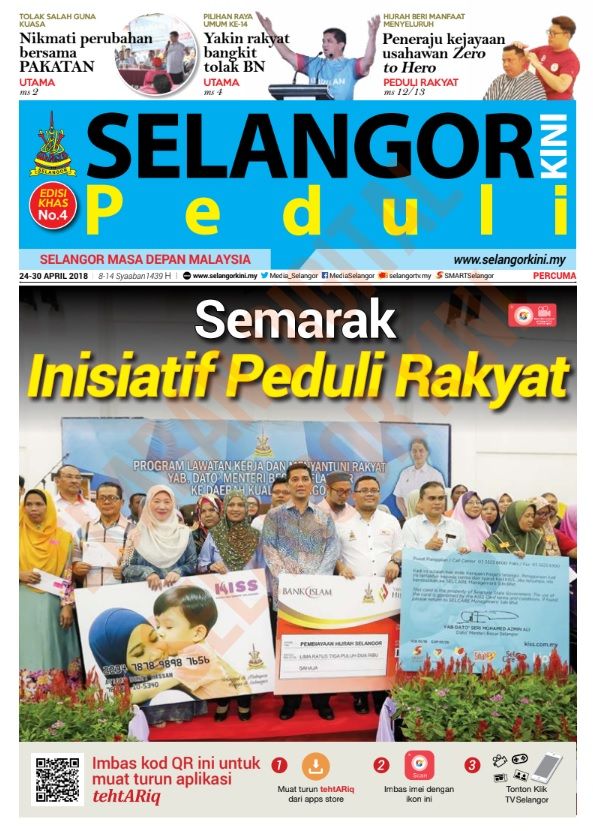SelangorKini Peduli 24 - 30 April 2018