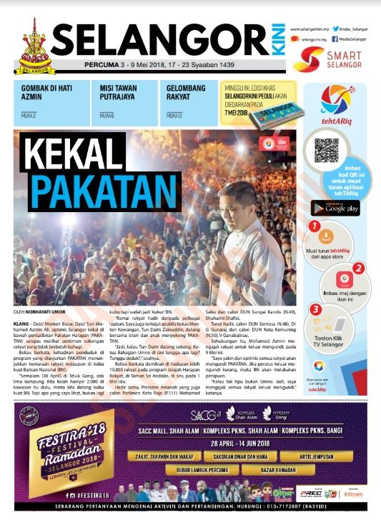 Selangorkini 3-9 Mei 2018