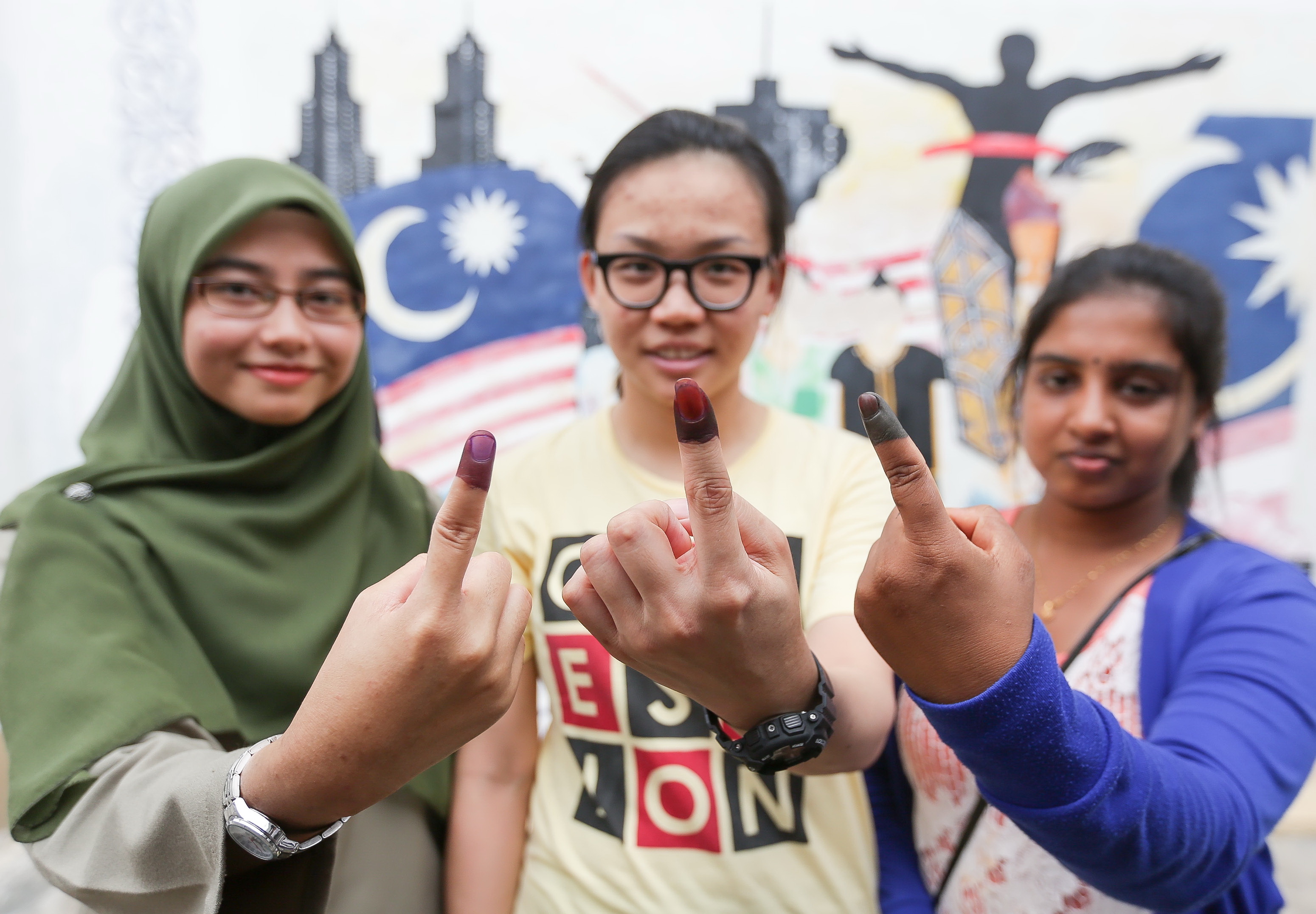 Tiga sekawan berbilang bangsa, undi untuk Malaysia baru