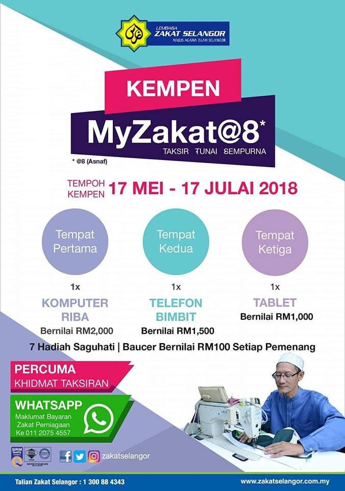 MyZakat@8: Lunas zakat perniagaan, saham dapat hadiah