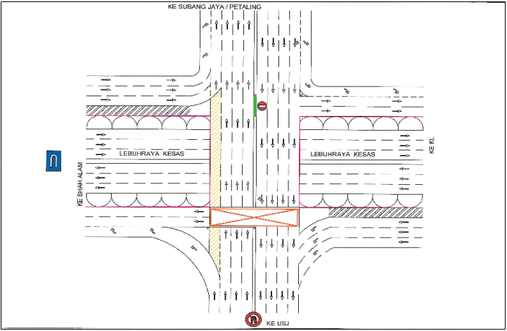 New traffic flow for Subang