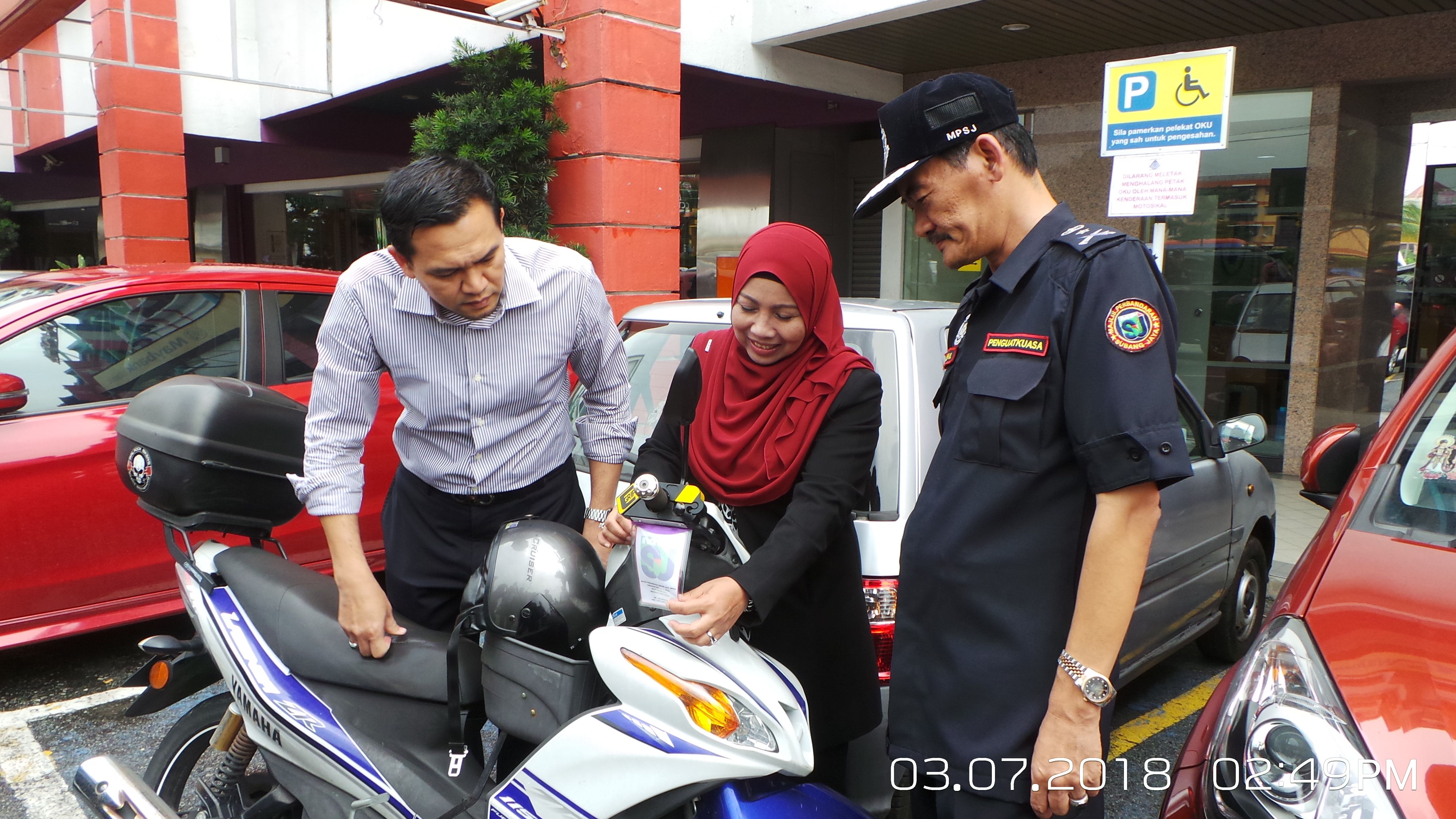 MPSJ perkenal E-Grip, selesaikan masalah parkir motorsikal