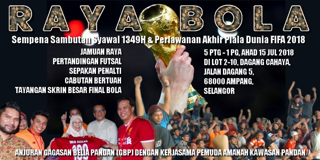 Raya Bola ajak tonton perlawanan akhir Piala Dunia