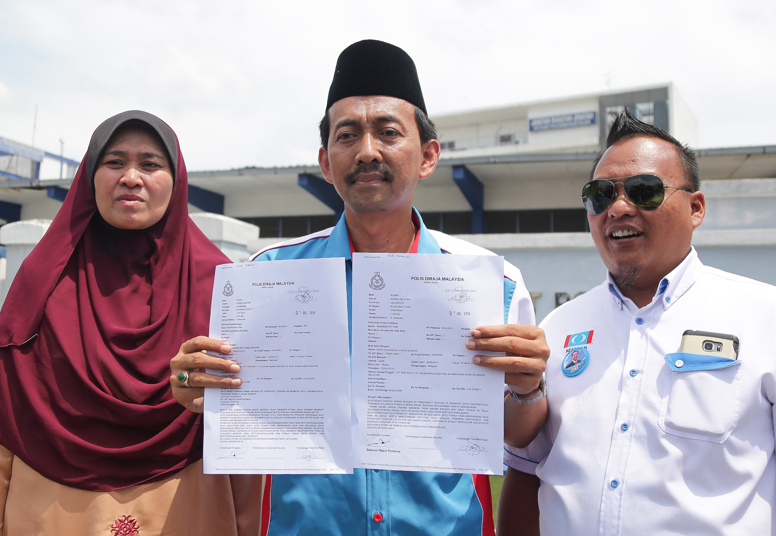 Zawawi buat laporan polis atas dua tuduhan fitnah