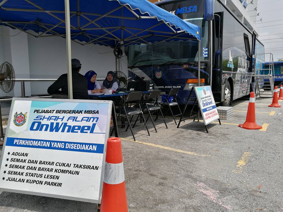 Kaunter bergerak MBSA di Plaza Masalam esok
