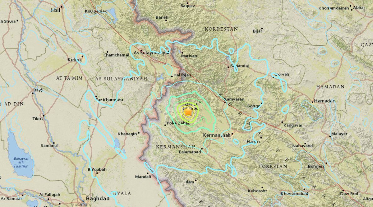 Gempa bumi kuat skala 6.1 gegar Iran