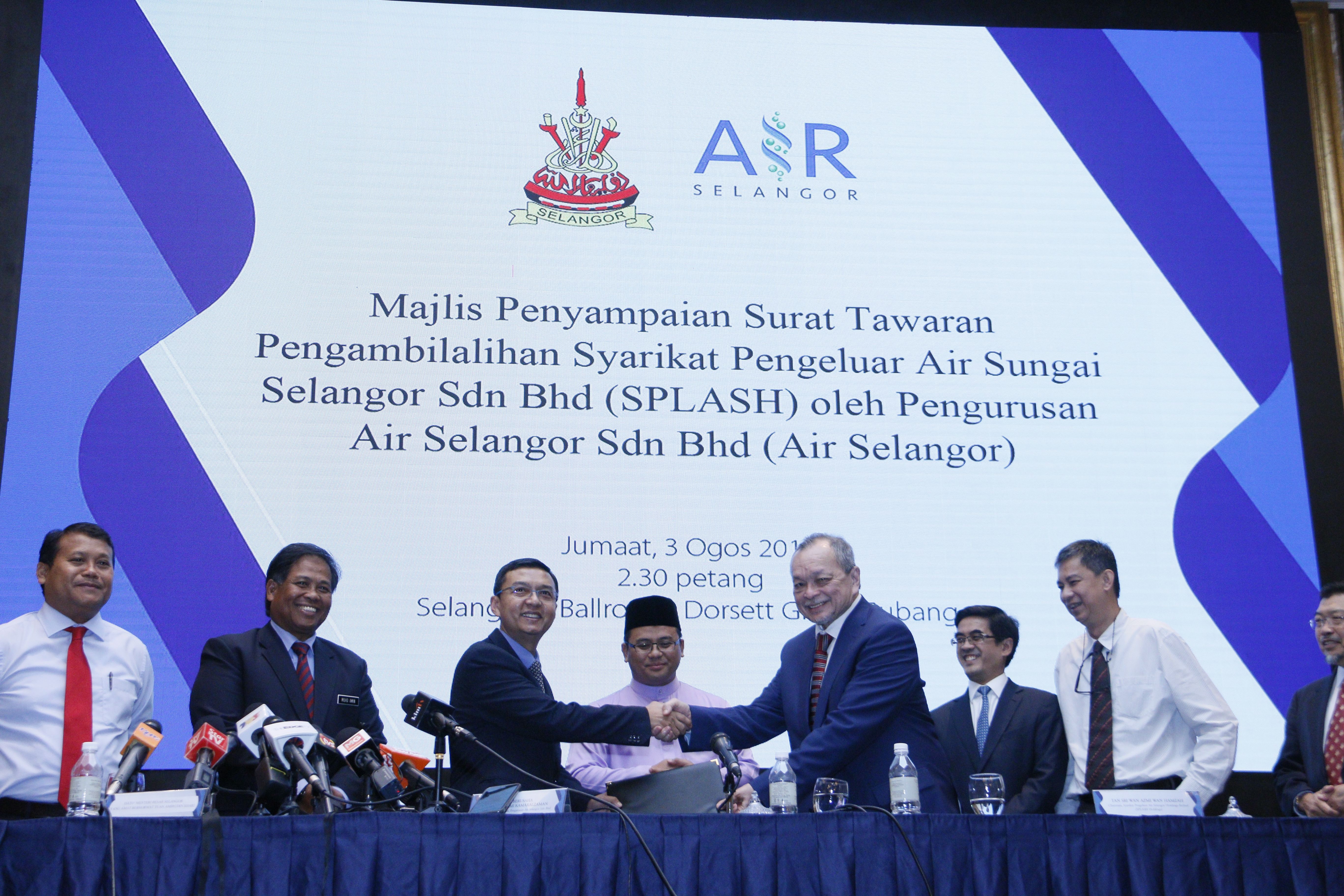 MB: Pengambilalihan SPLASH akhiri penstrukturan industri air