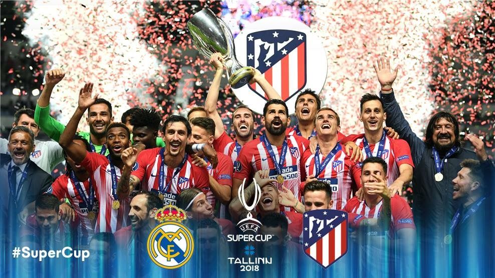 Atletico Madrid juara Piala Super Eropah