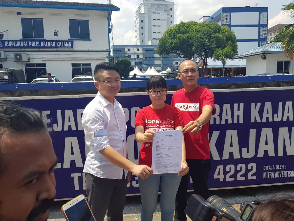 Rosak bahan kempen, Siew Ki lapor polis