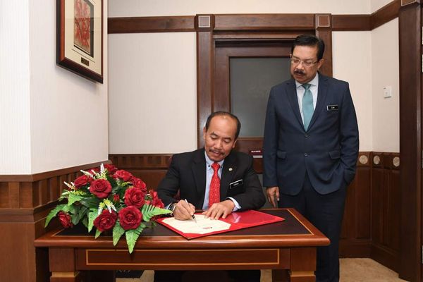 New Chief Secretary starts first day