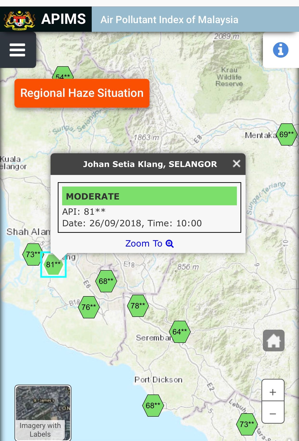 IPU di Selangor pada tahap sederhana