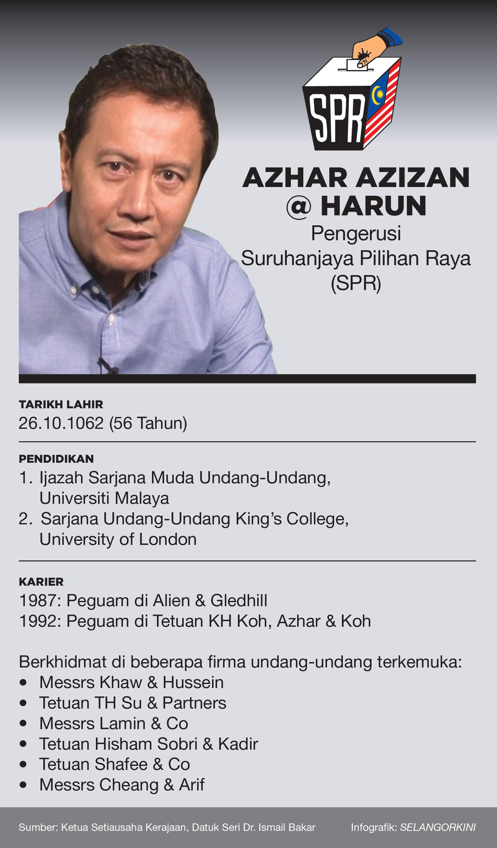 Azhar Azizan Pengerusi SPR baharu