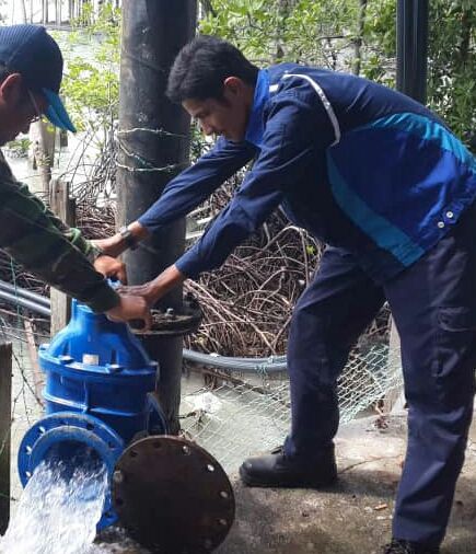 Gangguan bekalan air di Pulau Ketam beransur pulih