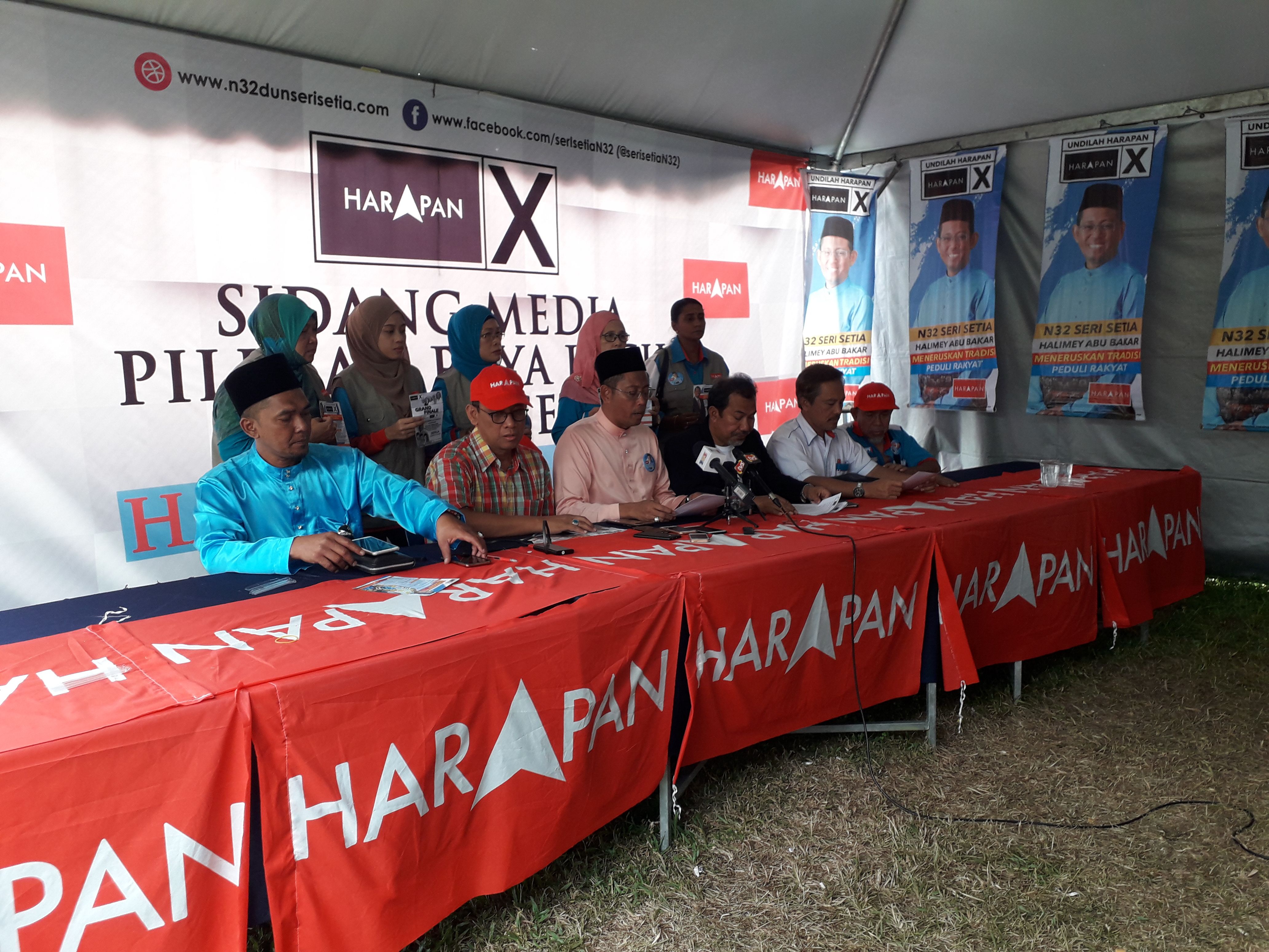 Halimey sindir Halimah, "Undi di mana esok?"