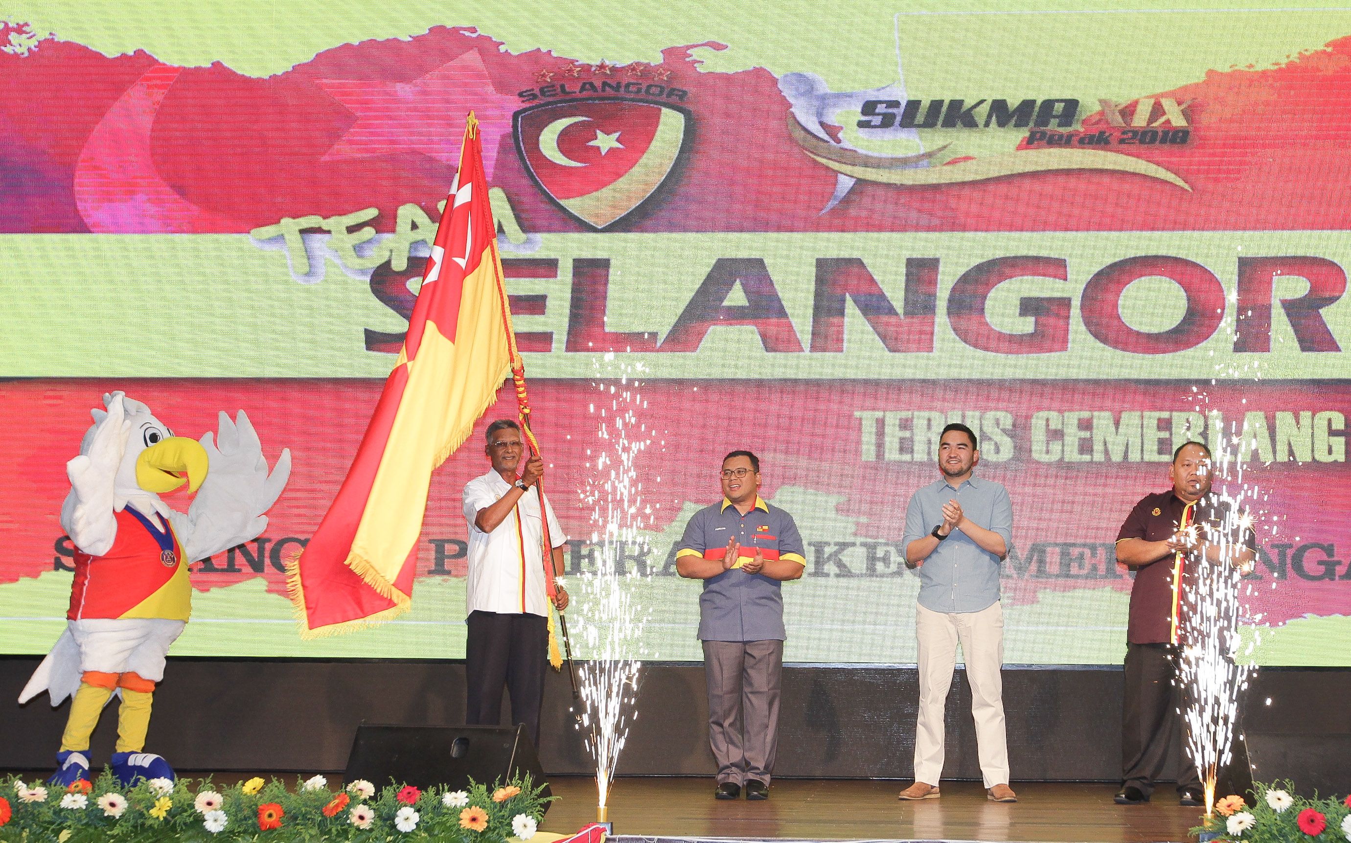 RMS berkenan serah bendera Sukma ke-19