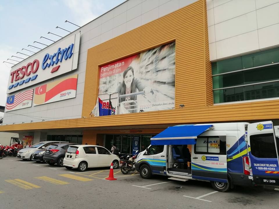 Zakat On Wheels di Tesco Extra Puchong sepanjang Oktober