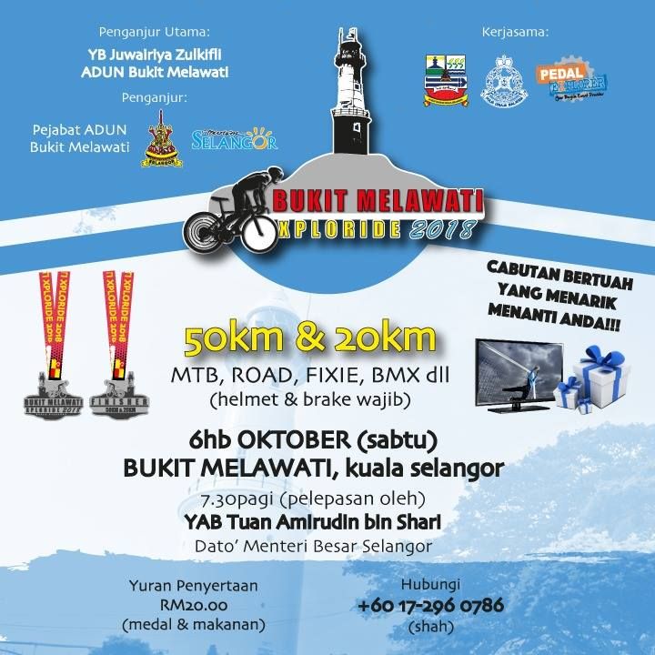 Bukit Melawati Exploride 2018 galak hidup sihat