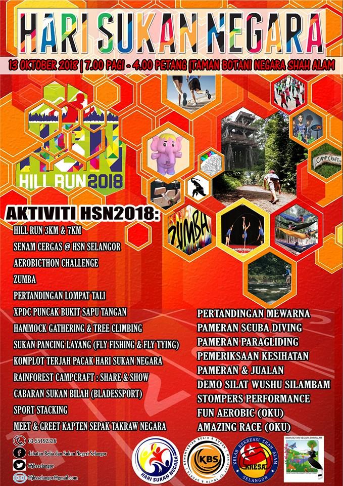 Hari Sukan Negara Selangor sasar 57,000 peserta