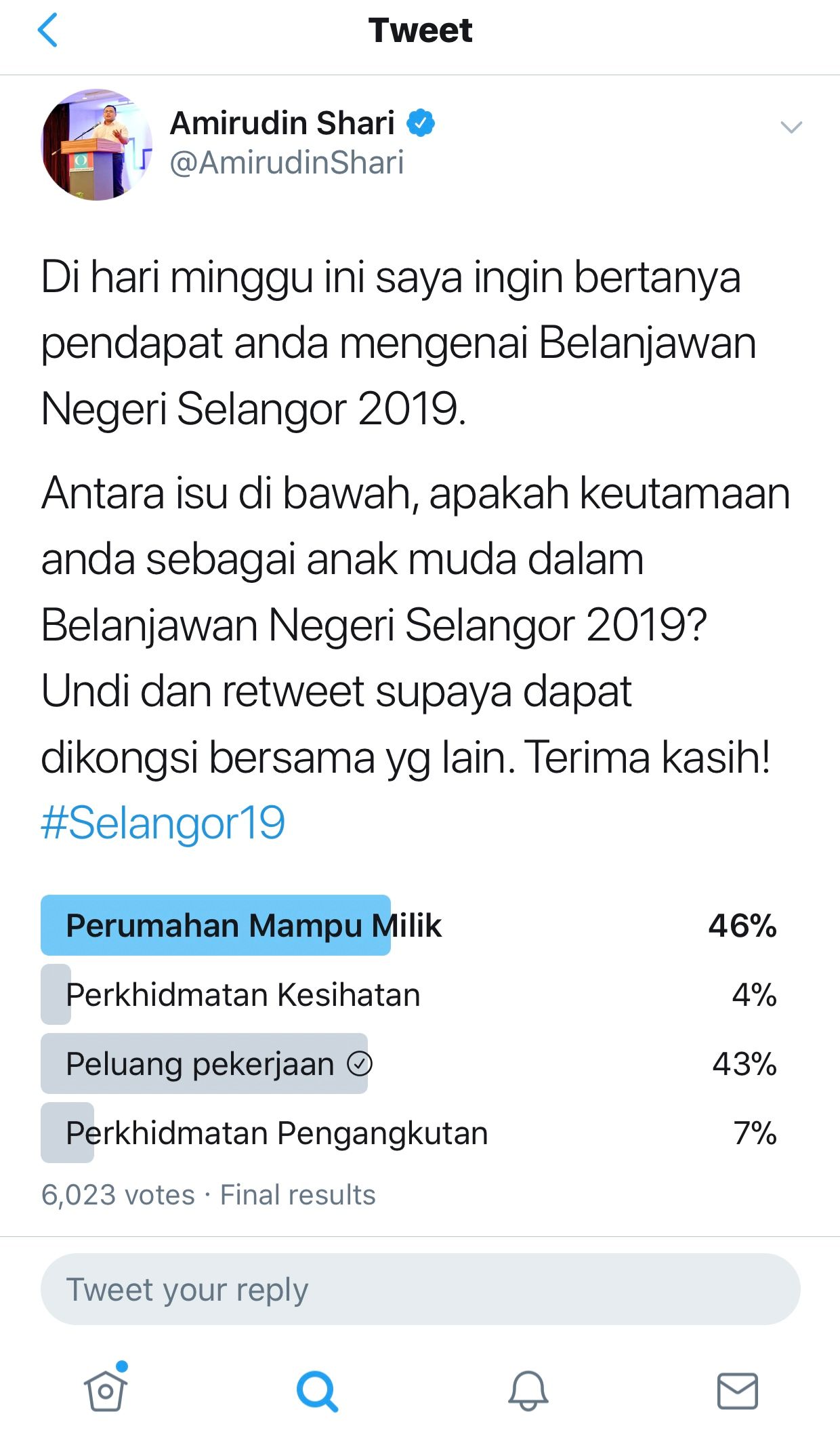 Belanjawan 2019: MB tinjau apa belia mahu