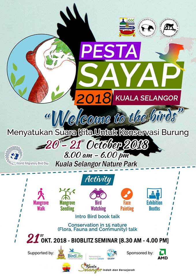 Pesta Sayap Kuala Selangor bakal temui pencinta burung