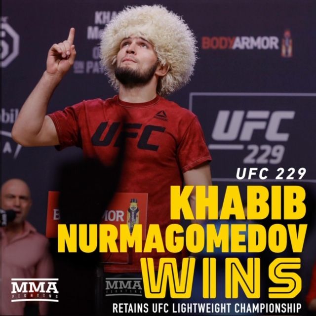 Khabib tewaskan McGregor, lebar rekod kemenangan