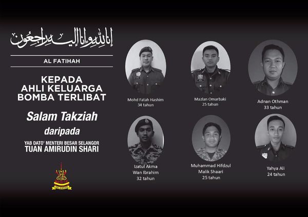 MB ucap takziah kematian enam anggota bomba, hargai pengorbanan