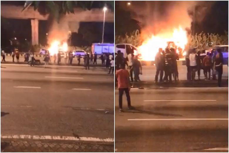 TWO MEN DETAINED OVER  SRI MAHA MARIAMMAN TEMPLE INCIDENT