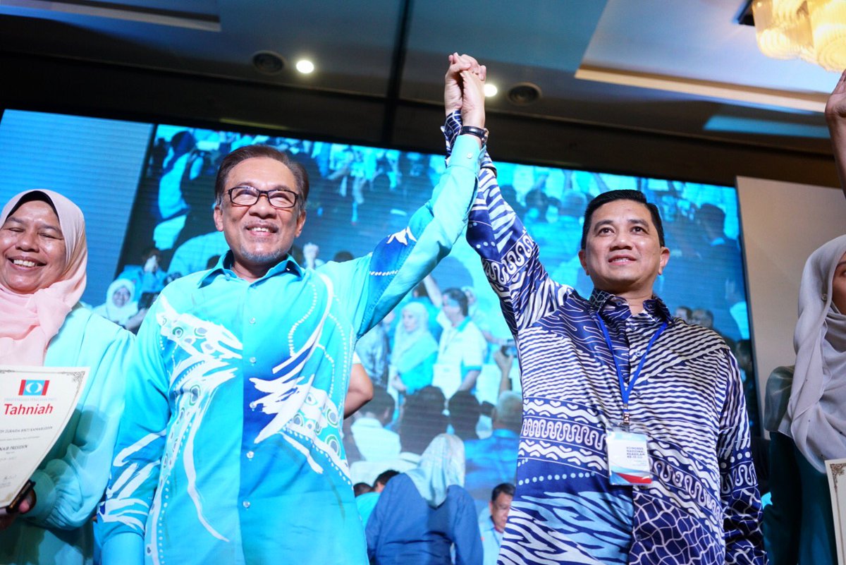 Gandingan Anwar-Azmin terajui KEADILAN 2018-2021