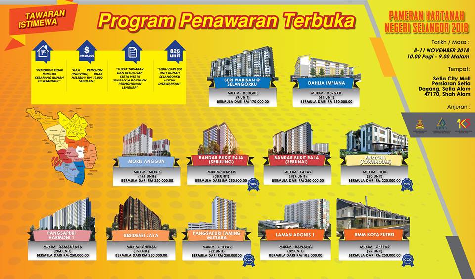 Tawaran Rumah SelangorKu mula dibuka