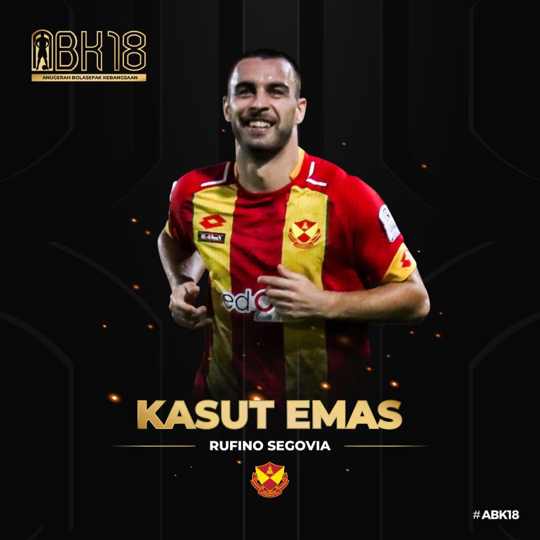 Rufino bolot dua anugerah, menang Kasut Emas ABK18