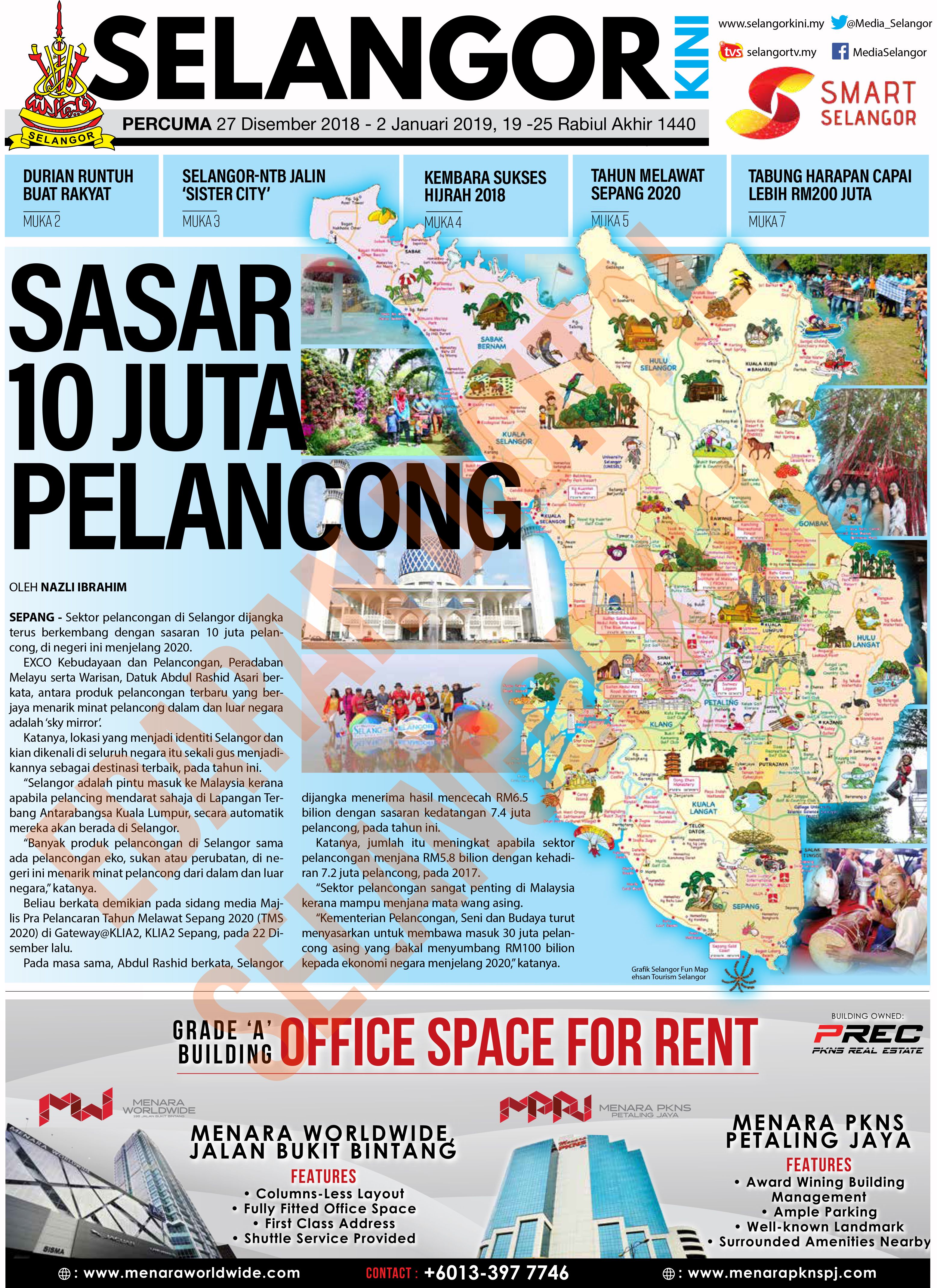 SelangorKini 27 Disember 2018 - 2 Januari 2019