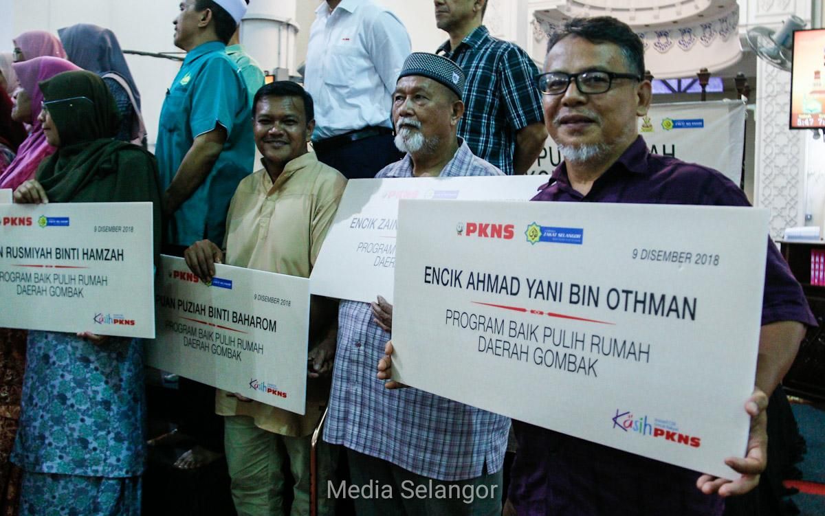 PKNS belanja RM2.9 juta baik pulih rumah asnaf