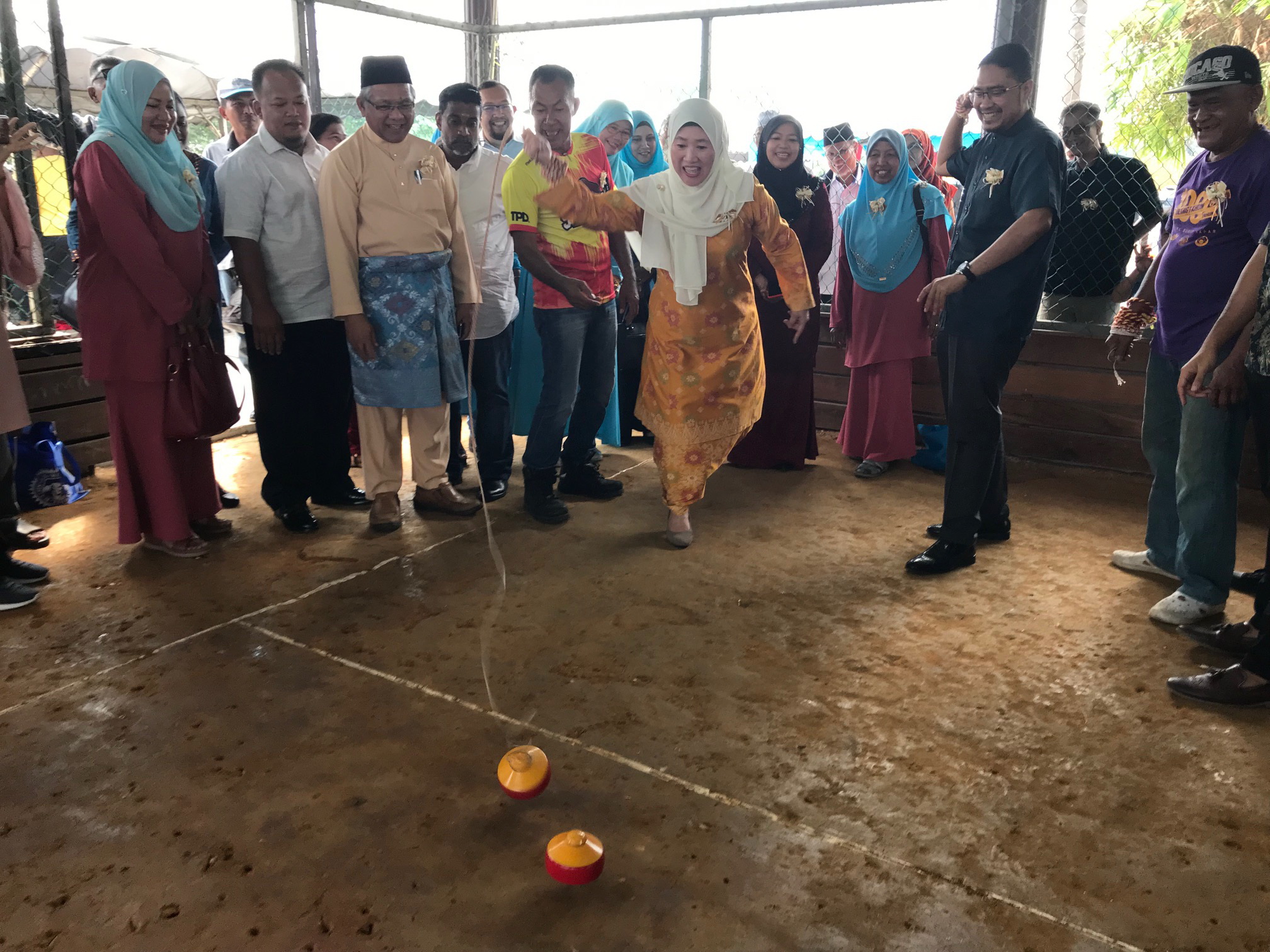 Pertandingan Gasing Pangkah tarik penyertaan negeri lain
