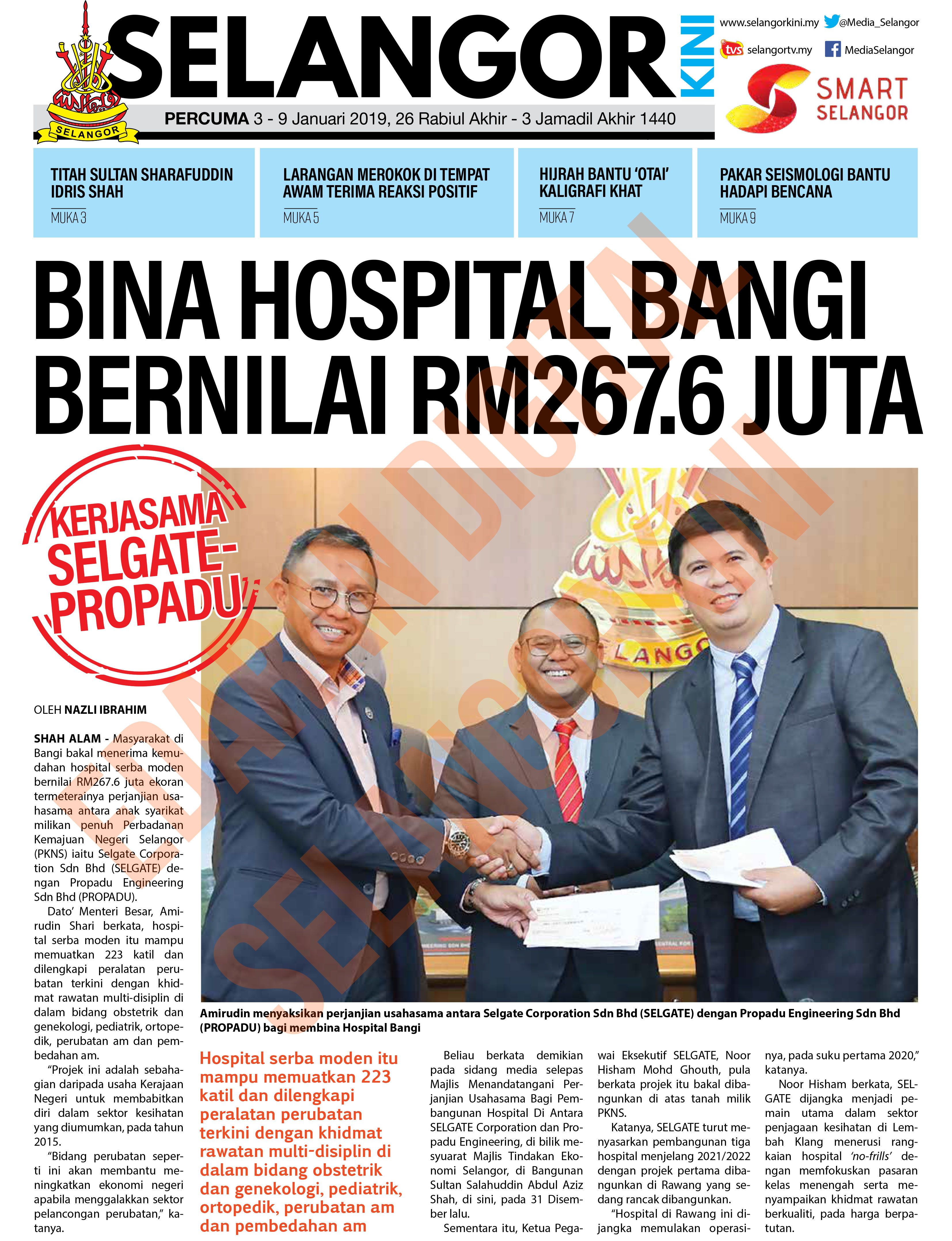 SelangorKini 3 - 9 Januari 2019