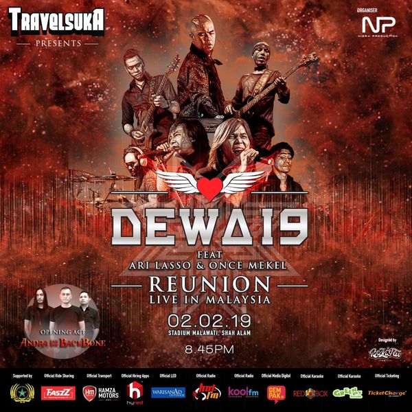 Konsert Dewa 19 bantu usaha banteras dadah