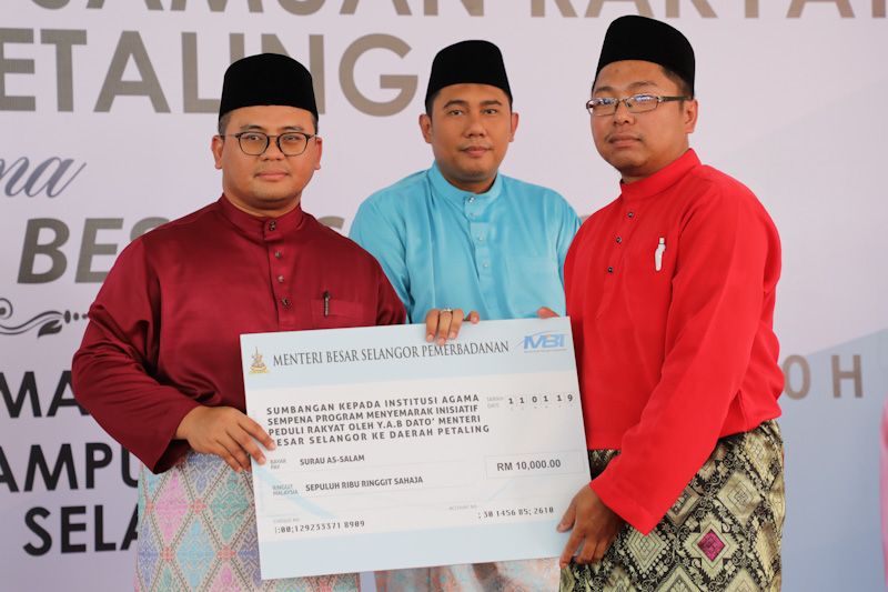 Selangor sumbang RM320,000 kepada 32 institusi Islam Paya Jaras