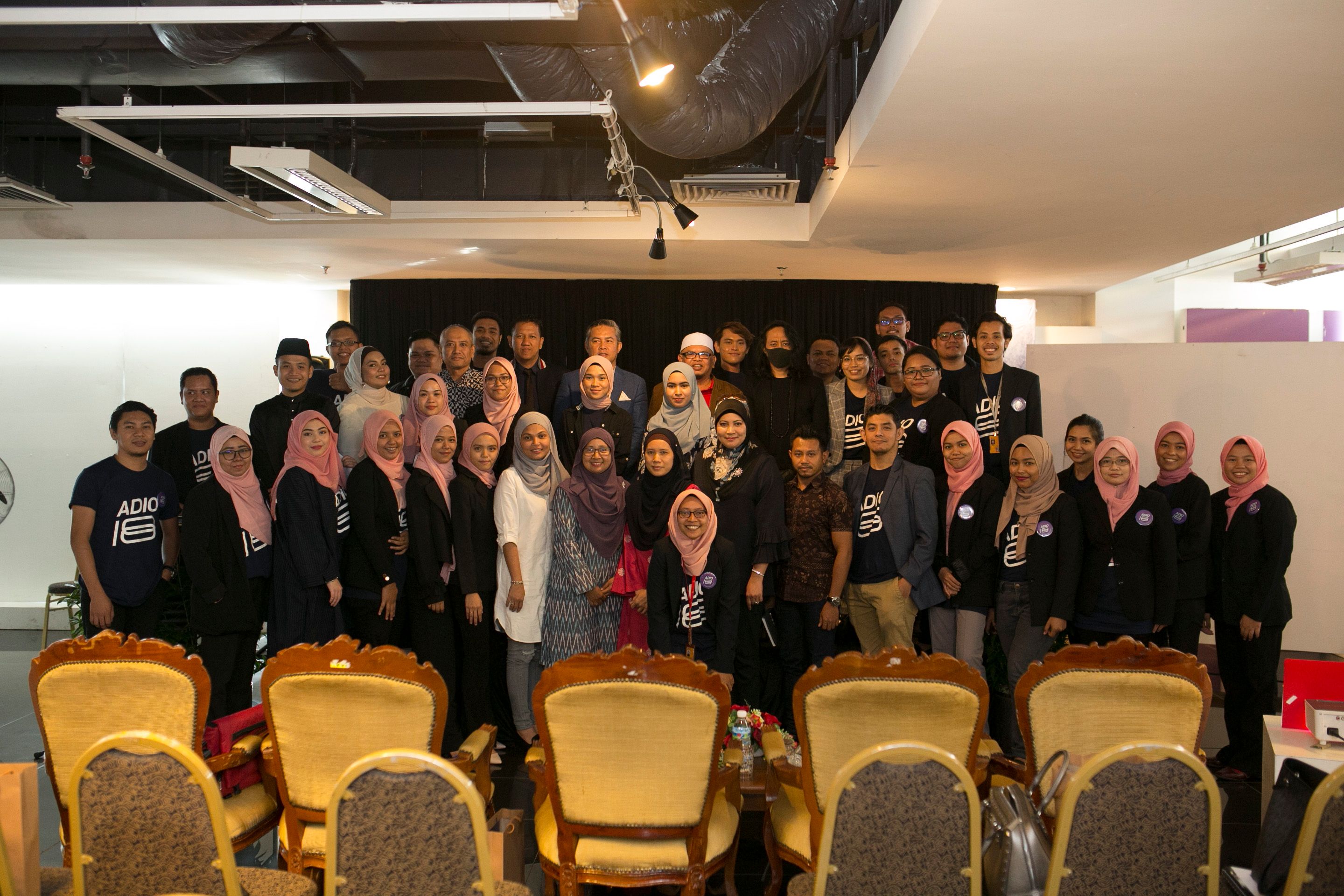 ADIO18 medan tonjol hasil karya seni