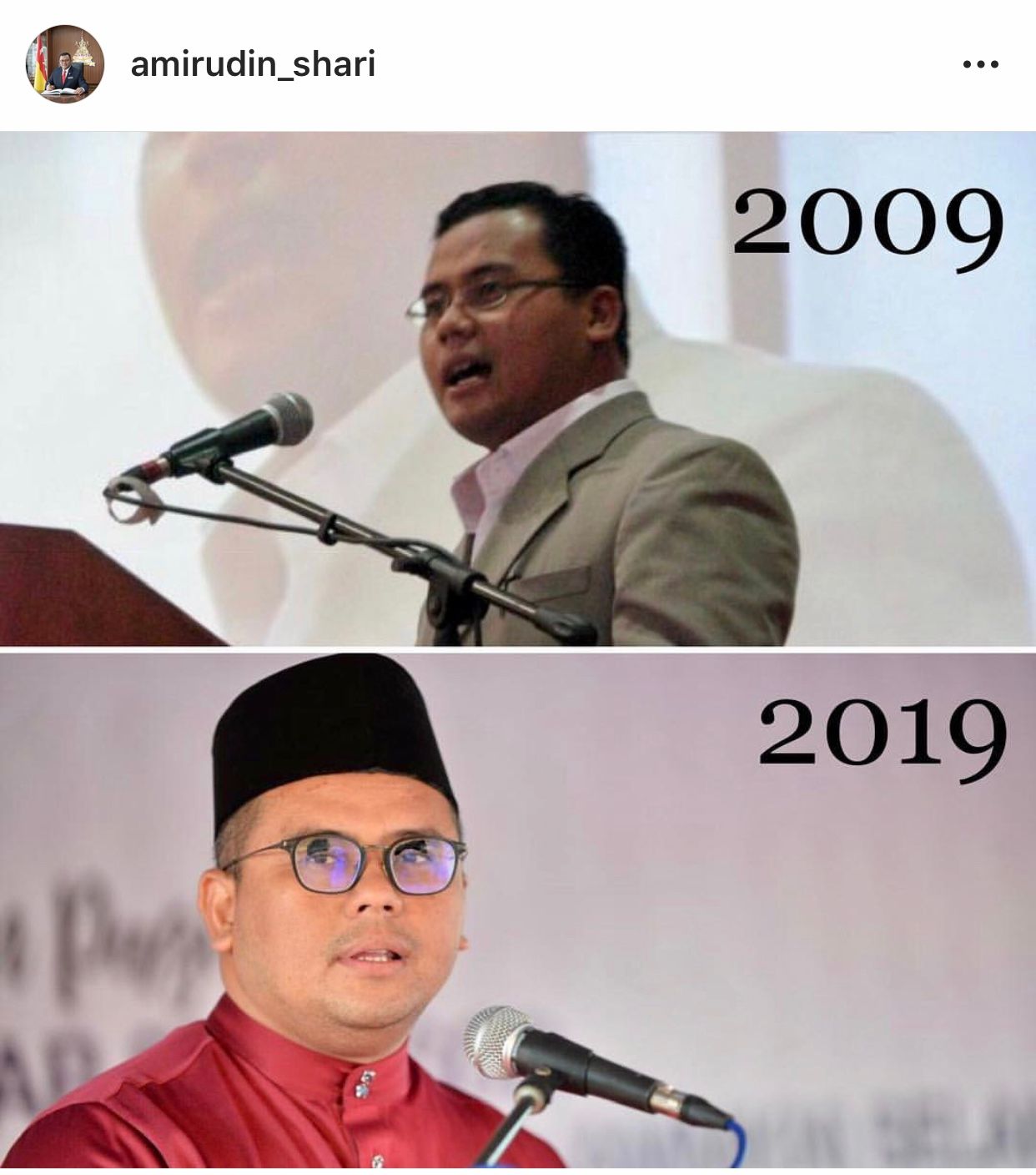 Pemimpin turut terjebak #10yearschallenge