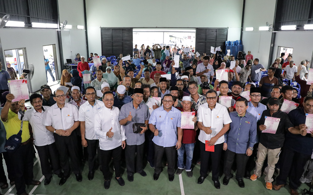 118 penduduk Kampung Sungai Sireh Tambahan terima Notis 5A