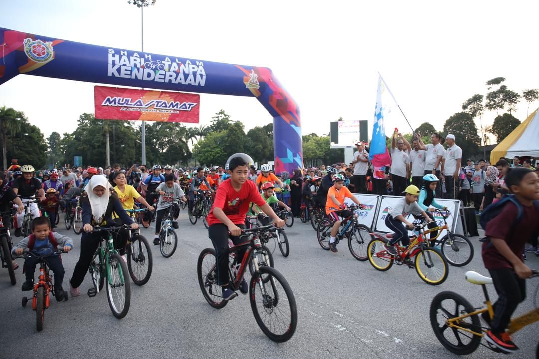 Shah Alam Hari Tanpa Kenderaan meriah dengan 6,000 peserta